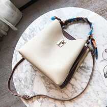 contrast bucket bag handbags tide portable big bag shoulder