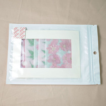 Flower material moisture-proof storage bag Dry flower storage bag Embossed storage bag Charged flower drying bag