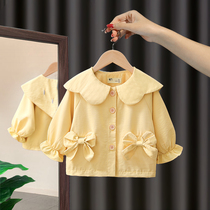 Female baby coat spring and autumn clothing 2021 New Korean girl foreign style coat children autumn fashion children tide
