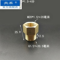 Convert 1 M10*11 5M14 core *2G1*M16 wire patch joint 4 copper 1 5 pressure gauge M20 inside and outside