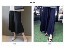 New fashion maternity wear summer Korean version of modal cotton toes belly wide leg pants maternity pants loose size ankle-length pants