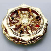Pure copper Tang Intimate Truth of the East Mitima Law Wheel Diamond Pestle Pestle Wheel Treasure wheel Grinding Pestle Buddha Decorated Pendulum