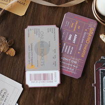 WEEK BAR sticky note retro camera series Hand account material note word book carry Plan Book 8 models