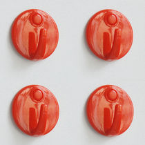 Wedding Wedding wedding room decoration into the new house Red word happy word sticky hook Wall doors and windows strong round hook