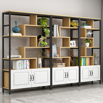 Bookshelf shelf Living room floor-to-ceiling multi-storey office partition Simple screen Entrance storage rack Display cabinet