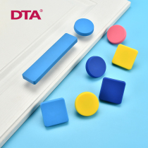 Childrens handle anti-collision safety silicone cabinet door drawer single hole small handle color cute simple cabinet door handle