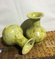 Xiuyu small vase peaceful ornaments strange stone natural stone Hotan jade Afghan sweat jade red jasper gift collection