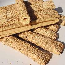 Pure Artisanal Sesame Sugar 500g Hollow Sesame Rod Crisp Candy Sesame Sticks Maltose Farmhouse Traditional to Foci Sugar