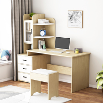 Desk bookshelf combination bookcase storage cabinet storage cabinet integrated bedroom modern simple small apartment multi-function makeup table