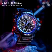 Zhiwei x Transformers Watch Mens Sports 2021 New Trend Tritium Waterproof Student Electronic Watch