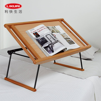 Quick computer desk Italian imported foldable high and low household adjustment lifting shelf bedside desk