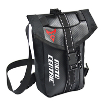 MOTOCENTRIC MOTORCYCLE RIDING LEG BAG DOUBLE WATERPROOF WAIST LEG BAG SATCHEL CHEST FRONT BAG LOCOMOTIVE BAG