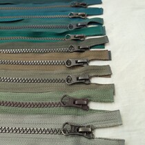 YKK Army Green Ink Green 5 Resin Zip 76 cm Length Jacket Cotton Clothing Down Jacket