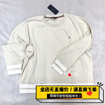 (Canadian hair XXL) TOMMY HILFIGER TOMMY Round Collar Fashion Casual Wear without suede