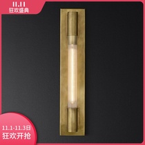 Postmodern designer American minimalist Nordic model room bedroom bedside living room hotel wall lamp mirror headlight