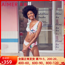 Special Price Aimer Adore Old Fashion Lady Deep V Short Section Bikini Swimsuit AM672581