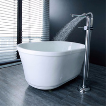 Factory supply high-end embedded bathtub floor-standing faucet sitting shower faucet all copper cylinder side shower faucet