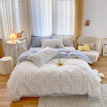 Pure cotton 220x240 is set four-piece set 1 8x2 2x2 4 full cotton covered with a bed liner 2m 4 beds in autumn and winter