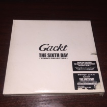R version undemolished GACKT THE SIXTH DAY SINGLE COLLECTION early back with a sticker