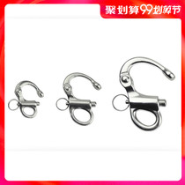Wilderness outdoor 316 stainless steel fixed spring shackle hand pull unloading quick release directional tool supplies 2021