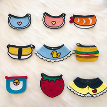 Dog saliva towel kitty bib hand woven small dog scarves for pets styling accessories INS Korea cute