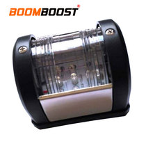 1pcs marine navigation 12V navigation LED tail light 135-degree port light wide stainless steel column body transparent cover