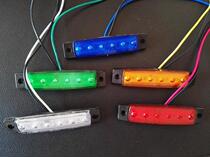 1 12V 24V LED edge light Five color Optional Truck Trailer Tail Lights 6led Side Lights