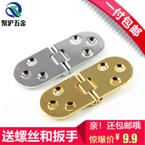 Zinc alloy flap hinge folding table countertop furniture accessories wooden round table folded hidden hinge