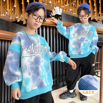 Childrens clothing boys clothes 2021 new autumn childrens style spring and autumn coat handsome Korean version of leisure base shirt tide