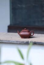 Pottery new Yixing City pure handmade Yixing purple sand strength pottery hand Cheng Kang Chengs three Jiao