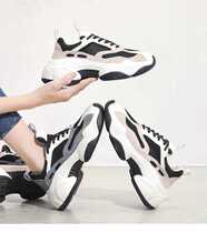 Wenzhou straight hair pretty bird leather Net Red Panda Father shoes D9 (first layer of cowhide National)