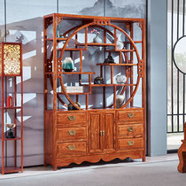 Red Wood Furniture Flowers Pear Wood Pricked Hedgehog Purple Sandalwood Two Doors Six Pumping Great Five Forbou Ancient Shelf Solid Wood Shellac