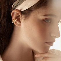 EORO sterling silver pearl ear clip temperament earrings ear clip No ear hole female ear buckle ear ornaments advanced sense ear bone clip