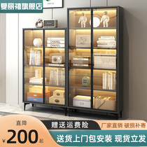 Hand office Display cabinet Lehigh model cabinet Toy Cabinet Products Display Case Package with light and luxurious glass door combined bookcase