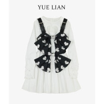 (Hong Kong designer brand) Butterfly clip vest cute girl wind vest hollow love princess skirt