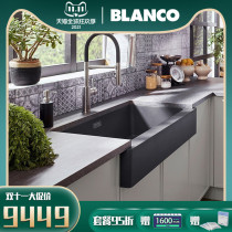 German Platinum Wave high BLANCO VINTERA XL 9 kitchen granite table flat basin sink 526101