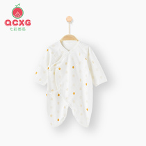 Newborn baby clothes 0-3 months birth baby butterfly ha clothes climbing clothes and monk clothes baby cotton one-piece clothes