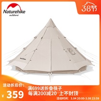 Naturhike Norway guests Glamping Lang Indian outdoor multiperson camping cotton fabric Pyramid Large Tent