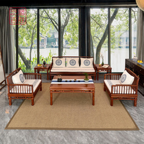 Art League Yum Yum Burmese rosewood sofa combination living room Burmese solid wood simple Ming mahogany furniture