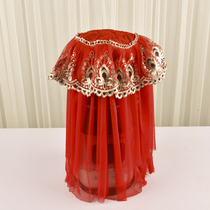 破壁机罩防尘套 家用 尘罩盖布蕾丝多用巾厨房电器茶杯台灯布盖布