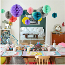 Active scented scene hangings Romantic Cellular Ball Paper Lantern Wedding House Arrangement Bedroom Shop Window Decoration