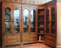 American bookcase European bookcase combination bookcase tandem solid wood bookcase study spot special combination bookcase