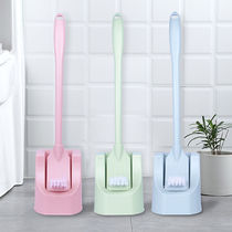 Double-sided thickened long handle to die wildebeest toilet brush toilet cleaning brush gap brush household set