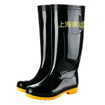 Quanyuan high barrel rain boots mens wear-resistant work water shoes low-top overshoes tendon bottom non-slip rain boots waterproof rubber shoes