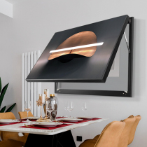 Modern light luxury creative light and shadow meter box decorative painting hydraulic switch box distribution box shielding hanging painting