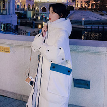 Down cotton-padded womens long 2021 Winter new Korean version of Dongdaemun ins tide bread clothing cotton-padded jacket