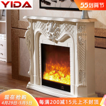 1 Da 1 2 1 5 m Au Style Fireplace Frame Decoration Cabinet American Countryside Solid Wood Simulation Thermal Power Heating Stove Core