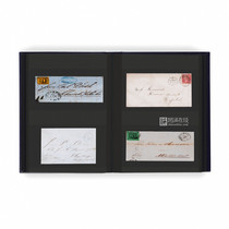 Germany lighthouse 64 pages 2 lines black bottom soft leather inserts in the collection of the upscale collection of the large capacity empty book stamps