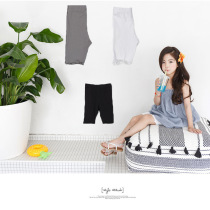 Girls Summer Dress Leggings Wave Side 2019 Summer Anti-Light Safety Pants Personality Big Children Joker Shorts