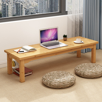 Bamboo day style floating window tatami table square and room table minimalist dining table dining room table living room tea table table